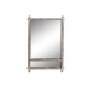 Стенно огледало DKD Home Decor Естествен Дървен Кристал Vintage 47 x 8 x 70 cm