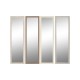 Стенно огледало Home ESPRIT Бял Кафяв Бежов Сив Кристал полистирен 36 x 2 x 125 cm (4 броя)
