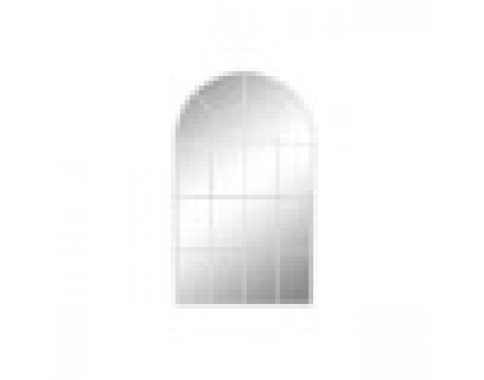 Стенно огледало DKD Home Decor Бял Кристал Желязо Прозорец 70 x 2,5 x 120 cm