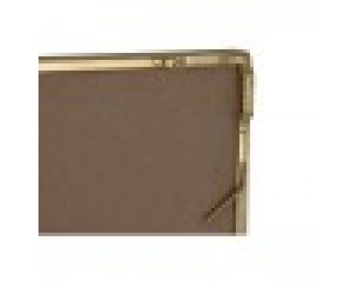Стенно огледало Home ESPRIT Златен 90 x 2 x 90 cm