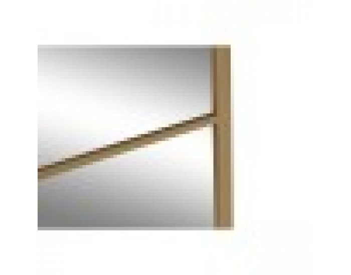 Стенно огледало Home ESPRIT Златен 90 x 2 x 90 cm