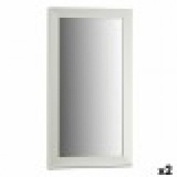 Стенно огледало Бял Дървен Cтъкло 64,3 x 84,5 x 1,5 cm (2 броя) - Măsuțe de toaletă și oglinzi