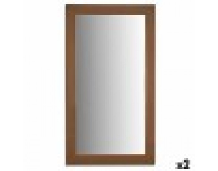 Стенно огледало Златен Дървен Cтъкло 64,3 x 84,5 x 1,5 cm (2 броя)