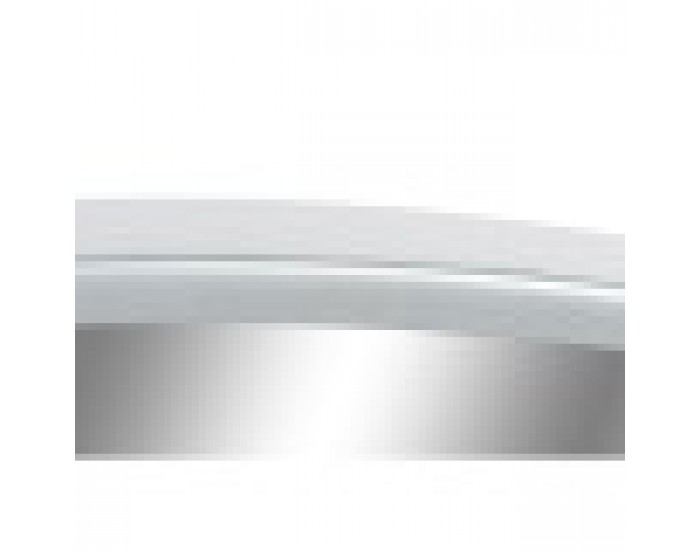 Стенно огледало DKD Home Decor Сребрист Метал Огледало Модерен 100 x 2 x 100 cm