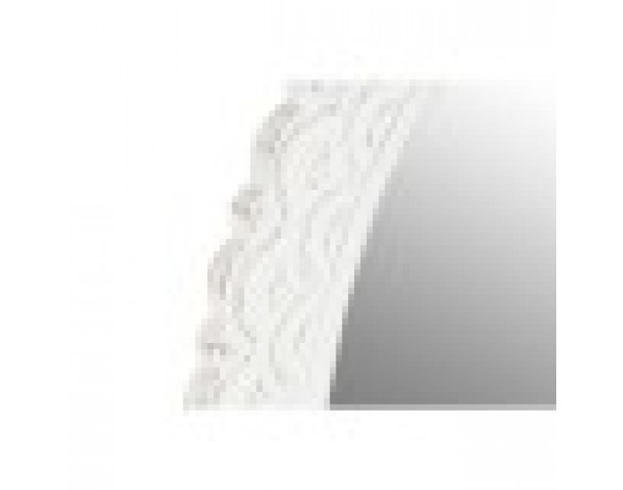 Стенно огледало DKD Home Decor Кристал MDF Бял (58 x 2,5 x 86 cm)