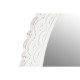 Стенно огледало DKD Home Decor Кристал MDF Бял (58 x 2,5 x 86 cm)
