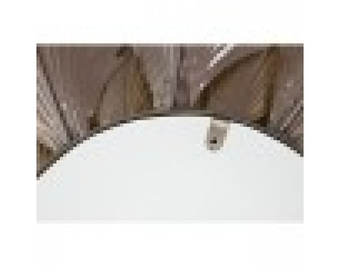 Стенно огледало Home ESPRIT Златен Метал Лист на растение 76,5 x 8 x 76,5 cm