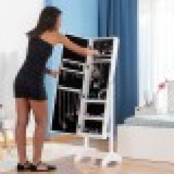 Стоящо огледало за бижута с LED Jewight InnovaGoods - Măsuțe de toaletă și oglinzi