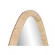 Стенно огледало Home ESPRIT Естествен Кристал Pатан Scandi 53 x 4 x 125 cm