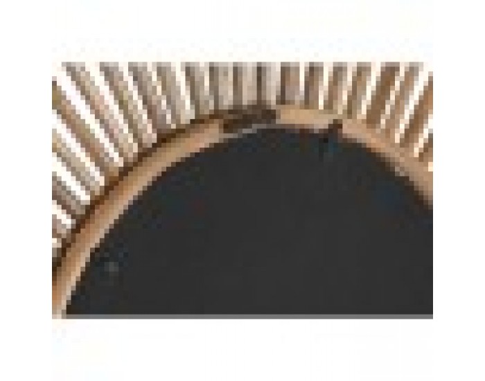 Стенно огледало Home ESPRIT Естествен Бамбук Pатан 120 x 2 x 120 cm