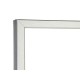 Стенно огледало Сребрист Дървен MDF 40 x 142,5 x 3 cm (2 броя)