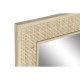 Стенно огледало DKD Home Decor Дърво от пауловния (70.5 x 2.5 x 100.5 cm)
