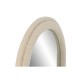 Стенно огледало Home ESPRIT Бял Кадифе Scandi 60 x 4 x 160 cm