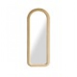Стенно огледало Home ESPRIT Кафяв Кадифе Scandi 60 x 4 x 160 cm - Home esprit
