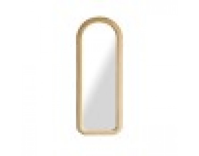 Стенно огледало Home ESPRIT Кафяв Кадифе Scandi 60 x 4 x 160 cm