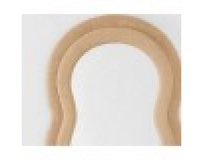 Стенно огледало Home ESPRIT Кафяв Кадифе Scandi 60 x 4 x 160 cm