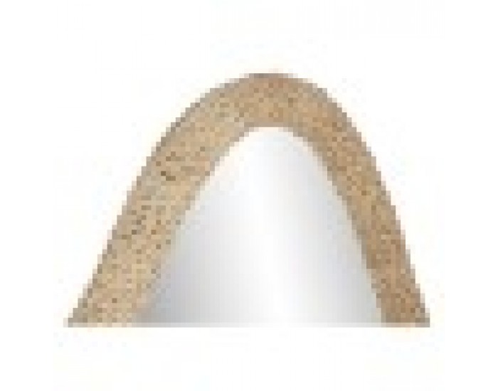Стенно огледало Home ESPRIT Естествен Кристал Pатан Scandi 63,5 x 4,5 x 101 cm