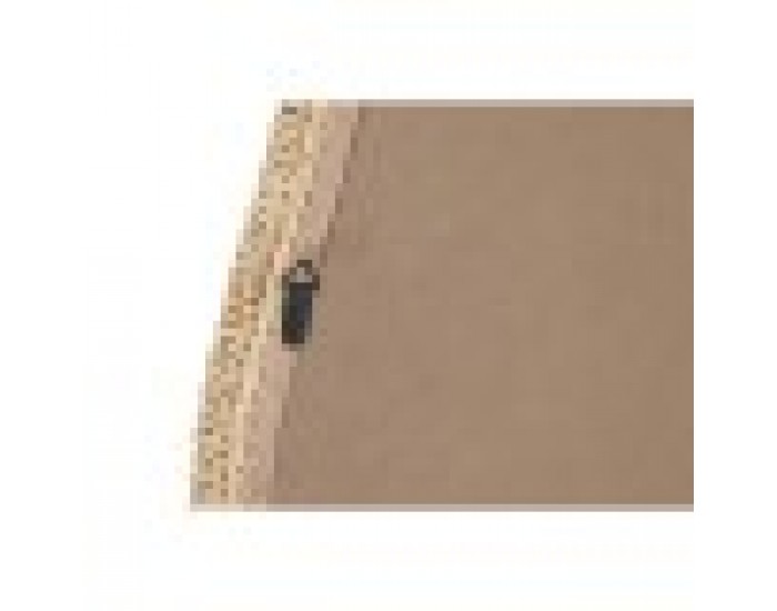 Стенно огледало Home ESPRIT Естествен Кристал Pатан Scandi 63,5 x 4,5 x 101 cm