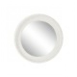 Стенно огледало Home ESPRIT Бял Дървен 66 x 5 x 66 cm - Home esprit