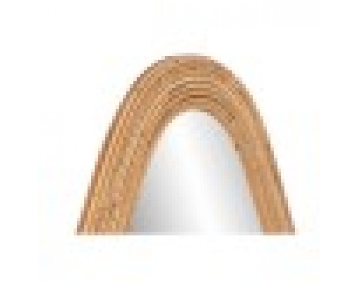 Стенно огледало Home ESPRIT Естествен Кристал Pатан Град 71 x 2,5 x 120,5 cm