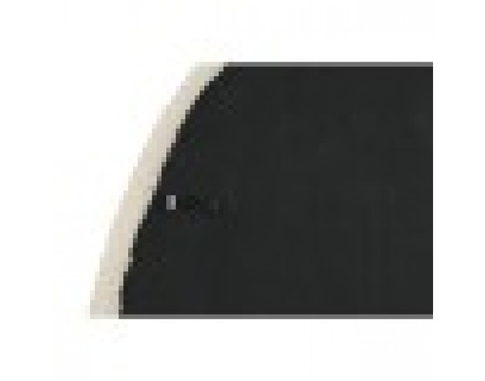 Стенно огледало Home ESPRIT Бял Вълни Кадифе Scandi 75 X 4 X 177 cm