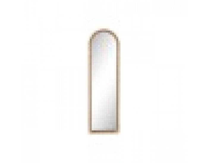 Стенно огледало Home ESPRIT Естествен Кристал Scandi 48,5 x 4,5 x 170 cm