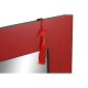 Стенно огледало DKD Home Decor Огледало Ела Червен Черен MDF (70 x 2 x 90 cm)