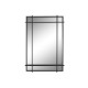 Стенно огледало Home ESPRIT Черен Кристал Желязо Модерен 65 x 6 x 95 cm