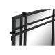 Стенно огледало Home ESPRIT Черен Кристал Желязо Модерен 65 x 6 x 95 cm