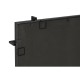 Стенно огледало Home ESPRIT Черен Кристал Желязо Модерен 65 x 6 x 95 cm