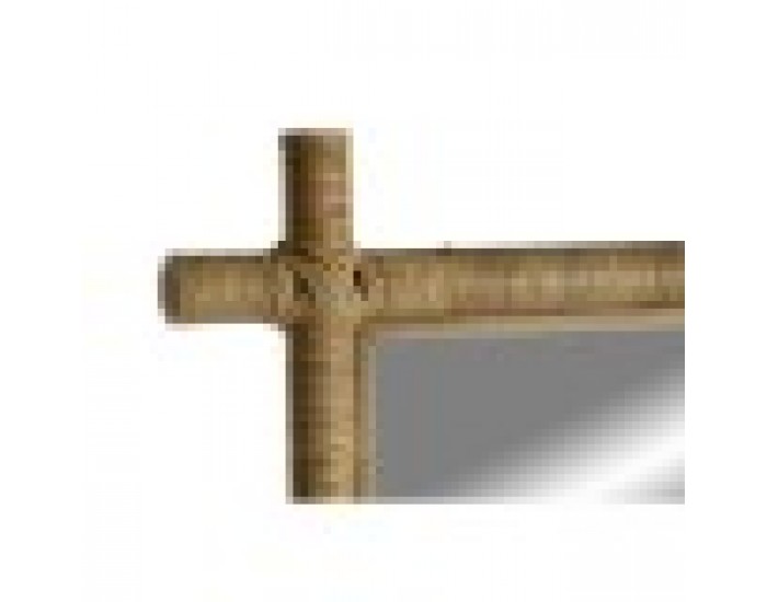 Стенно огледало Home ESPRIT Естествен Град 60 x 3 x 170 cm