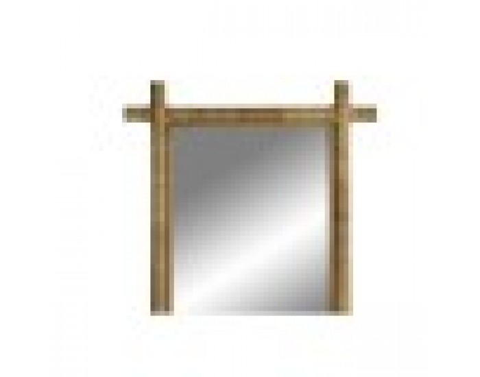 Стенно огледало Home ESPRIT Естествен Град 60 x 3 x 170 cm