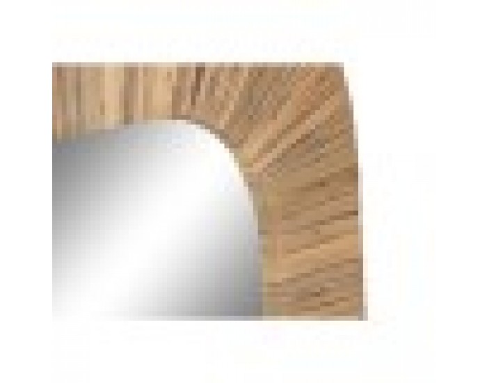 Стенно огледало Home ESPRIT Кафяв Естествен Ела Колониален 70 x 3 x 100 cm