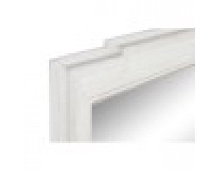 Стенно огледало Home ESPRIT Бял Дървен 85 x 5 x 120 cm