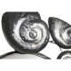Стенно огледало Home ESPRIT Сребрист Метал 95 x 10 x 80 cm