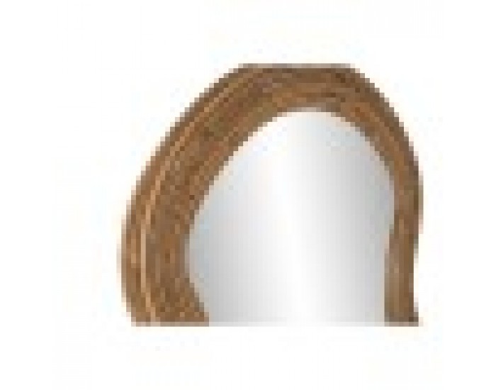Стенно огледало Home ESPRIT Естествен Кристал Pатан Град 62,5 x 3 x 150,5 cm