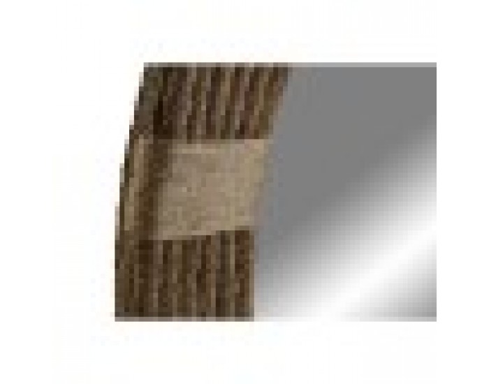 Стенно огледало Home ESPRIT Естествен 90 x 3 x 90 cm