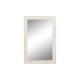 Стенно огледало Home ESPRIT Бял Естествен Дърво манго Индианец 94 x 3 x 140 cm