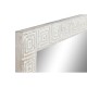 Стенно огледало Home ESPRIT Бял Естествен Дърво манго Индианец 94 x 3 x 140 cm