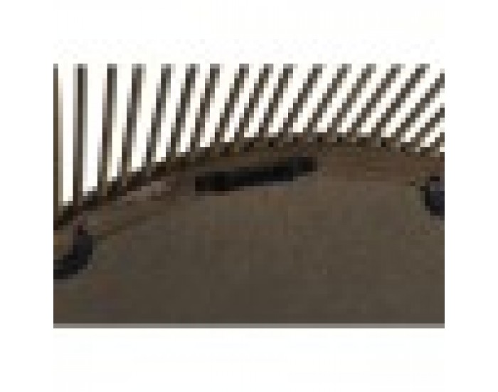 Стенно огледало Home ESPRIT Естествен Тропически 110 x 2,5 x 110 cm