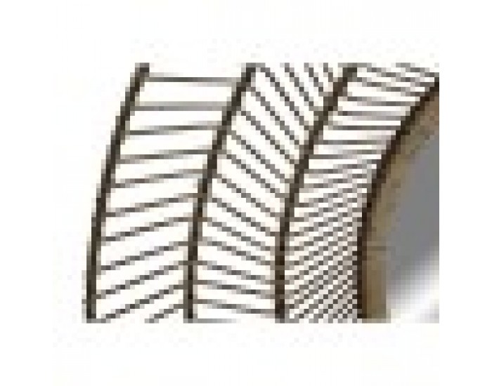 Стенно огледало Home ESPRIT Естествен Тропически 110 x 2,5 x 110 cm