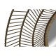 Стенно огледало Home ESPRIT Естествен Тропически 110 x 2,5 x 110 cm