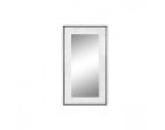 Стенно огледало DKD Home Decor 130 x 4 x 70 cm Кристал Бял Дърво манго Модерен