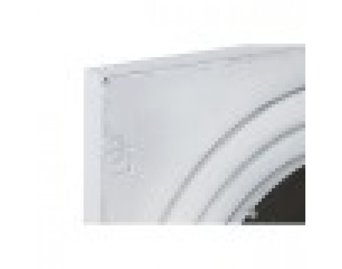 Стенно огледало Home ESPRIT Бял Златен Кристал Желязо 90 x 4 x 90 cm
