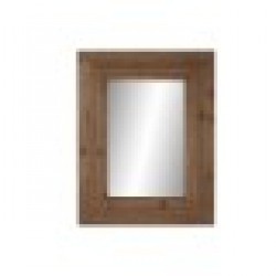 Стенно огледало Home ESPRIT Кафяв Естествен Ела Модерен 104 x 9 x 135 cm - Home esprit