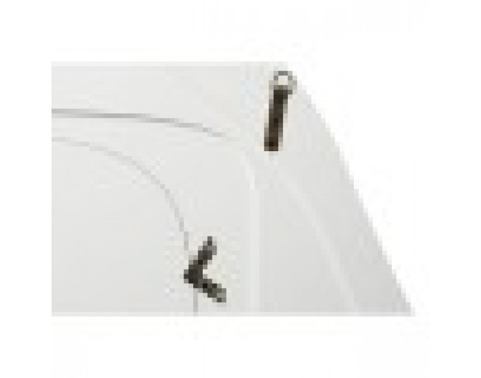 Стенно огледало Home ESPRIT Бял 90 X 4 X 97 cm