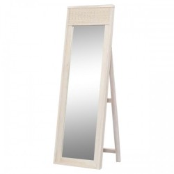 Постоянно огледало Home ESPRIT Дърво манго 58 x 8 x 175 cm - Măsuțe de toaletă și oglinzi