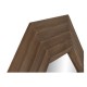 Стенно огледало Home ESPRIT Кафяв Естествен Ела Модерен 119 x 9 x 119 cm