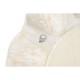 Стенно огледало Home ESPRIT Бял Гранитогрес Дърворезба 76 x 7 x 76 cm