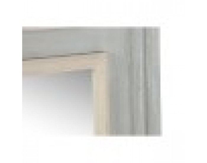 Стенно огледало Home ESPRIT Бял Сив Дървен 150 x 5 x 90 cm